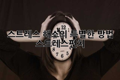 스트레스 해소의 특별한 방법: 스트레스펀치!