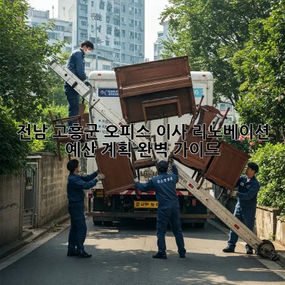 전남 고흥군 오피스 이사 리노베이션: 예산 계획 완벽 가이드