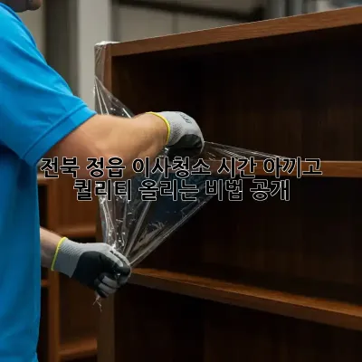 ⏰ 전북 정읍 이사청소, 시간 아끼고 퀄리티 올리는 비법 공개! 🧹✨