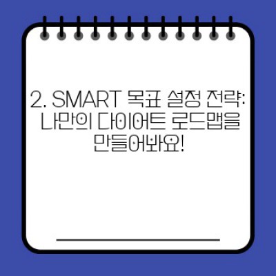성공적인 다이어트를 위한 SMART 목표 설정 가이드: 꿈꿔왔던 몸매, 이젠 현실로!