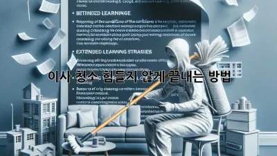 이사 청소, 힘들지 않게 끝내는 방법! ✨