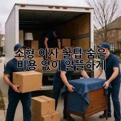 소형 이사 꿀팁🍯: 숨은 비용 없이 알뜰하게!