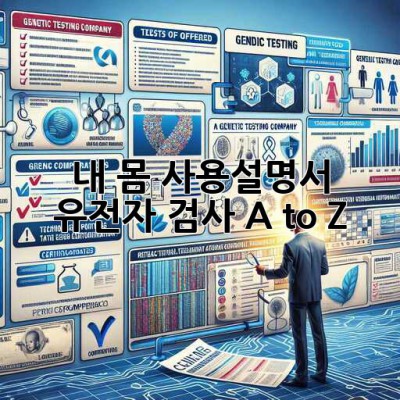 내 몸 사용설명서?! 🤔 유전자 검사 A to Z!