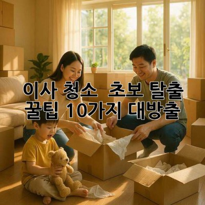 이사 청소 🧹 초보 탈출! 꿀팁 10가지 대방출 ✨